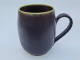 Yaletown Belly Mug with green rim by Matthew Freed