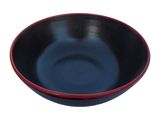 Yaletown Medium Serving Bowl with red rim by Matthew Freed